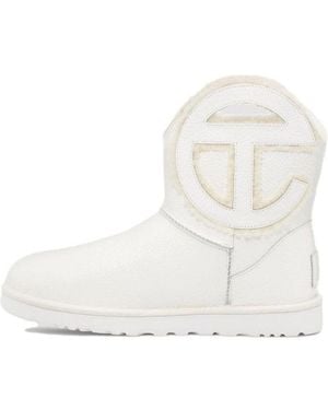 UGG X Telfar Logo Mini Crinkle - White