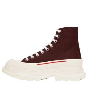 McQueen Tread Slick Boots - Brown