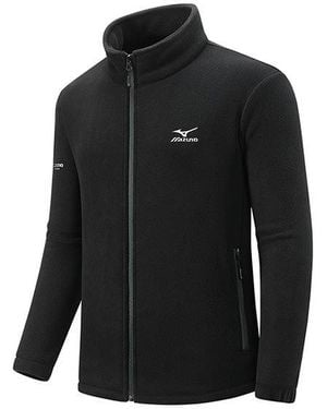 Mizuno Logo Fleece Jacket - Black