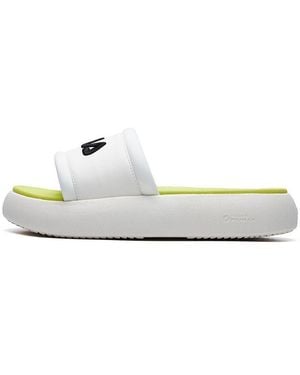 Fila (Wmns) Donut Fashion Slipper Gs - White