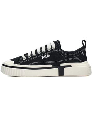 Fila (Wmns) Canvas Low Skate Shoes F12M322305Fbk - Black