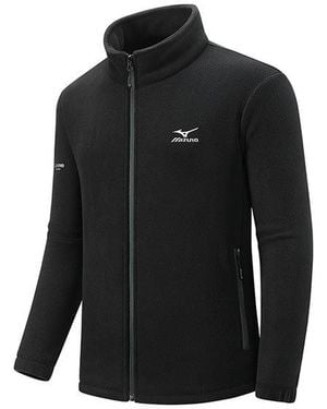 Mizuno Logo Fleece Jacket - Black