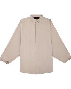 Fear Of God Fw23 Button Down Shirt Cloud' - Natural