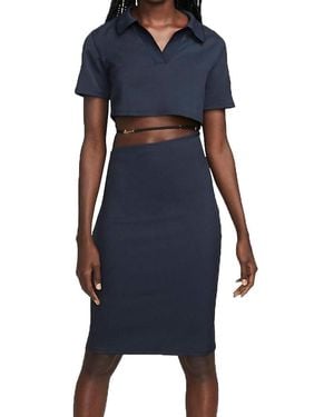 Nike (Wmns) X Jacquemus La Robe Polo Asia Sizing - Blue