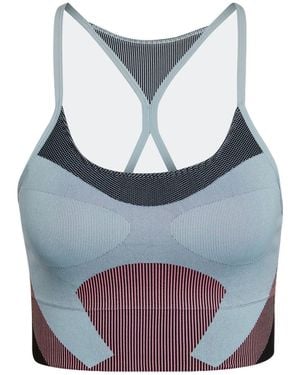 adidas (Wmns) By Stella Mccartney Truestrength Yoga Knit Light Support Bra '' - Grey