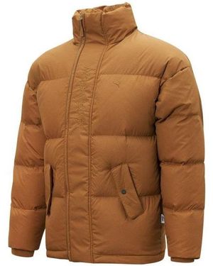 PUMA Mmq Down Puffer Jacket - Brown