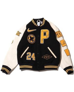 Nike X Patta Running Team Varsity Jacket (Asia Sizing) - Black