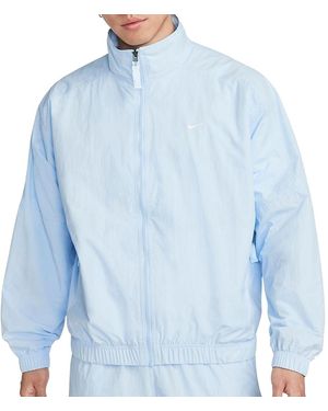 Nike Solo Swoosh Track Jacket 'Celestine' - Blue