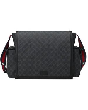 Gucci Large Changing Bag, Gg Canvas - Black