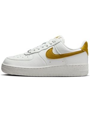 Nike (Wmns) Air Force 1 'Next Nature Bronzine' - White