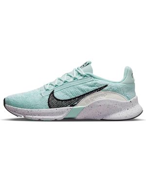 Nike (Wmns) Superrep Go 3 Flyknit Next Nature 'Jade Ice' - Blue