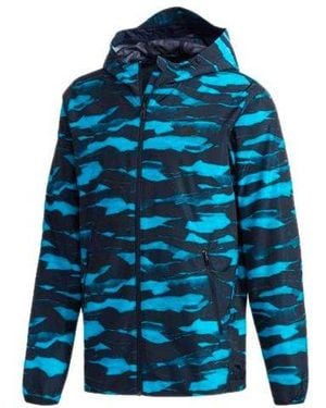 adidas Camouflage Windproof Sports Jacket - Blue
