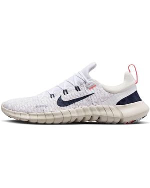 Nike Free Run 5.0 Next Nature Obsidian Crimson' - White