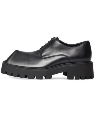 Balenciaga (Wmns) Rhino Derby Shoes Smooth Calfskin' - Brown