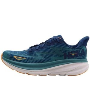 Hoka One One Clifton 9 'Midnight Oceanic' - Blue