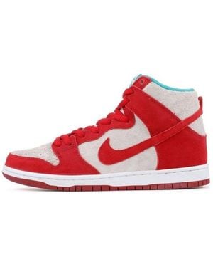 Nike Dunk Sb High Dr. Seuss - Red