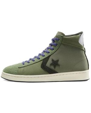 Converse Pro Leather Mid History Month' - Green