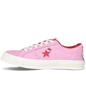 Converse Hello Kitty X One Star Suede Low Top 'Prism' - Pink