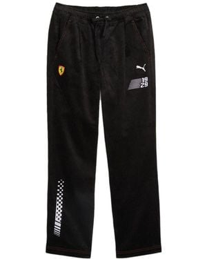 PUMA X Ferrari Race Garage Crew Trousers Logo - Black