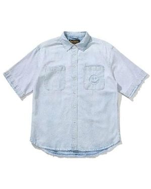 Drew House Lightweight Denim Shirt 'Light' - Blue