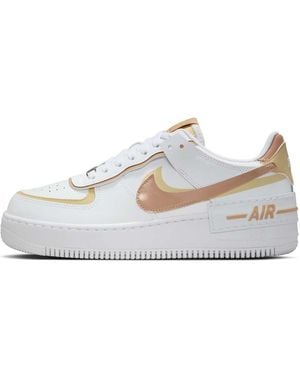 Nike (Wmns) Air Force 1 Low Shadow Team Rattan' - White