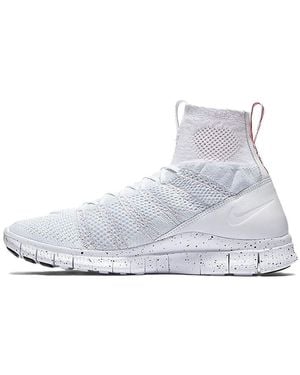 Nike Free Flyknit Mercurial 'Triple' - White