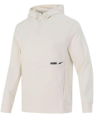 PUMA Half Zip Jacket - White