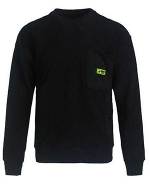 Converse Slogan Long-Sleeve Round-Neck Jumper - Black