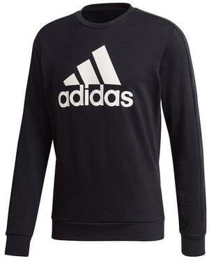 adidas Fav Swt Round Collar Long Sleeve - Blue
