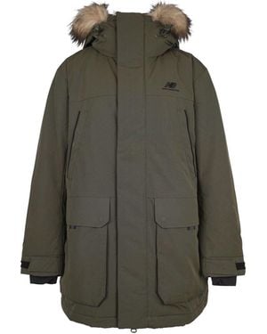 New Balance Warm Long Down Parka - Green