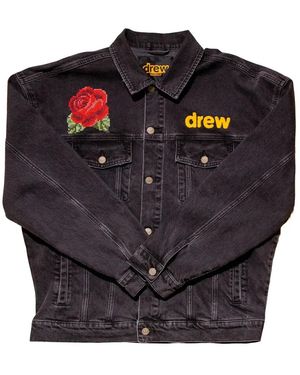 Drew House Hearty Trucker Jacket 'Medium Wash' - Black