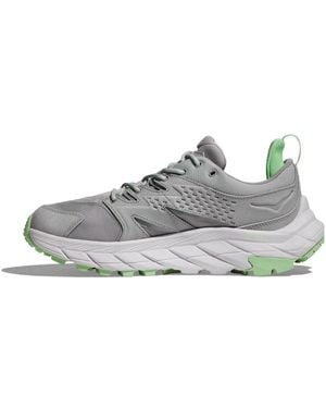 Hoka One One Anacapa Low Gore-Tex 'Harbor Mist Lime Glow' - Grey