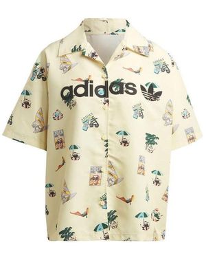 adidas (Wmns) Originals Short Sleeve Graphic Shirt - Metallic