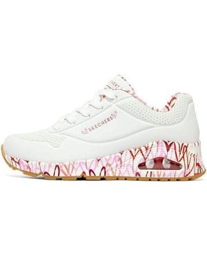 Skechers (Wmns) Uno Loving Love X James Goldcrown - White