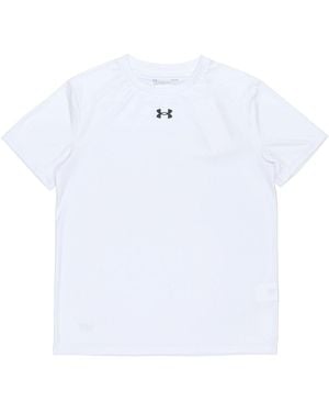 Under Armour Casual Sports Round Neck Training Short Sleeve - White