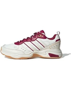 adidas Neo Strutter Shoes Burgundy Gum' - White