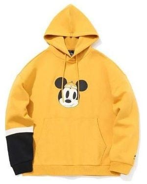 Li-ning X Disney Crossover Cartoon Printing Hoodie - Yellow