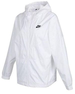 Nike (Wmns) As W Sportswear Rpl Wr Essntl Wvn Jkt Jacket - White