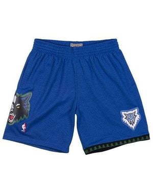Mitchell & Ness X Nba Minnesota Timberwolves 2003-04 Swingman Shorts - Blue