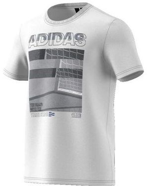 adidas Mh Photo Tee Training Sports Round Neck Short Sleeve - Grey