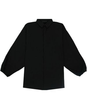 Fear Of God Fw23 Button Down Shirt 'Jet' - Black