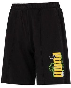PUMA Logo Nature Shorts - Black