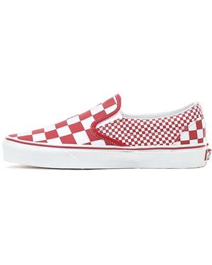 Vans Classic Slip-On Mix Checker' - Pink