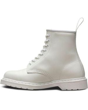 Dr. Martens 1460 Mono Smooth Leather 8 Martin Boots - Grey
