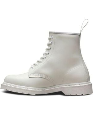 Dr. Martens 1460 Mono Smooth Leather 8 Martin Boots - Grey