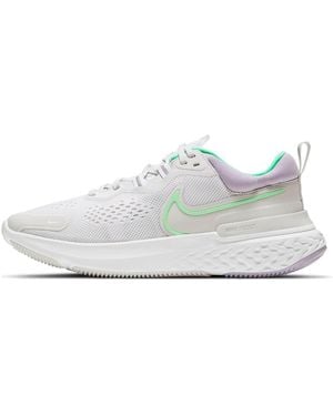 Nike (Wmns) React Miler 2 'Platinum Tint Glow' - White