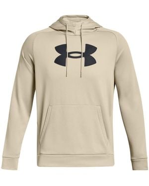 Under Armour Fleece Logo Hoodie - Natural