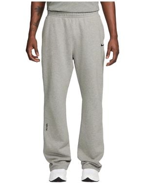Nike X Nocta Cardinal Stock Open Hem Fleece Pant - Grey