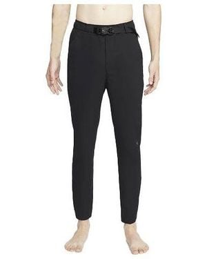 Nike X Mmw Crossover Ss22 Elastic Waist Solid Colour Casual Long Pants/Trousers Autumn - Black