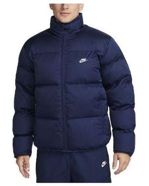 nike coats blue